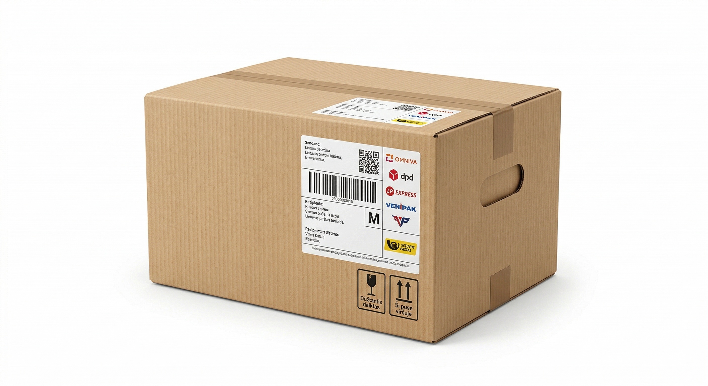 Dėžės logistikai ir kurjeriams