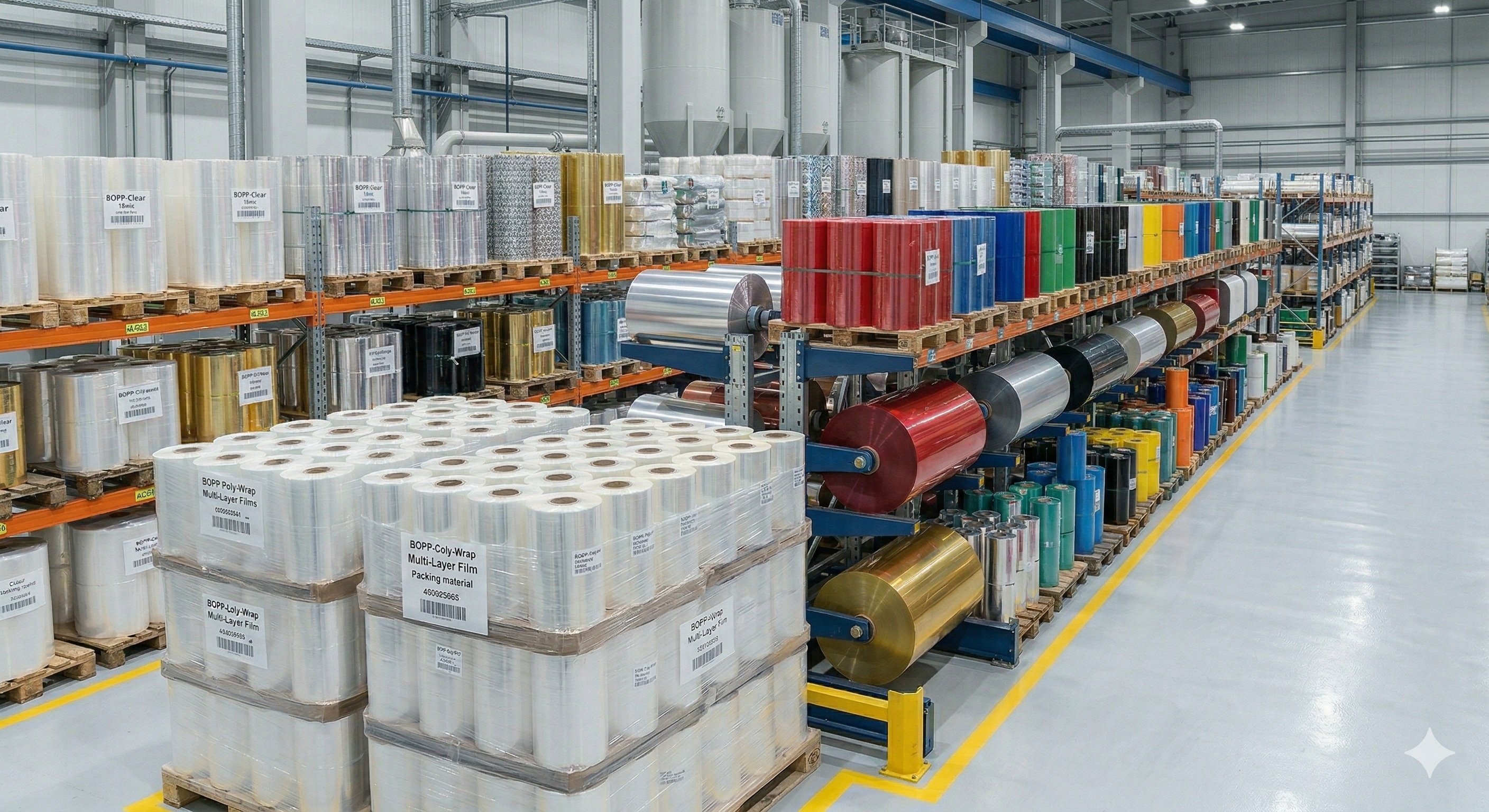 BOPP plėvelių gamyba